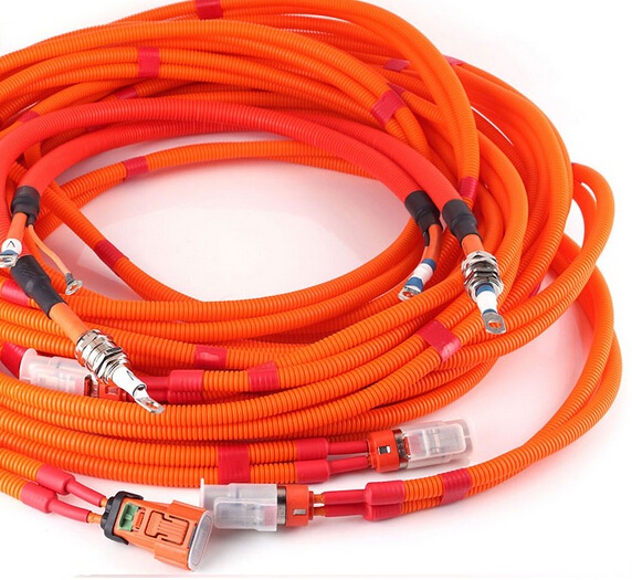 Energy saving and environmental protection vehicle harness protection scheme