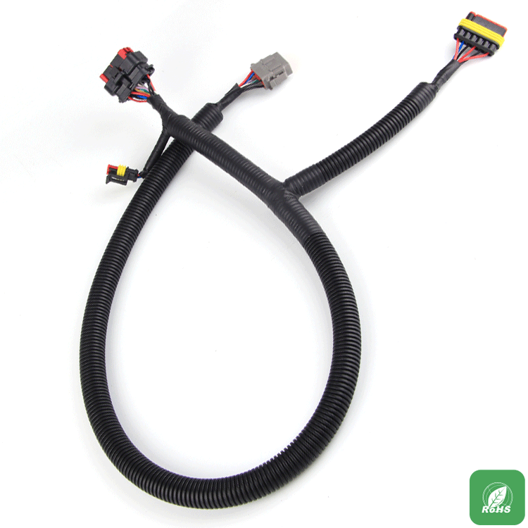 How to realize the function of wiring harness branch line distribution and combination